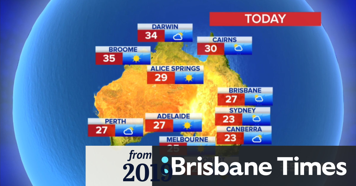 Video Australian weather forecast